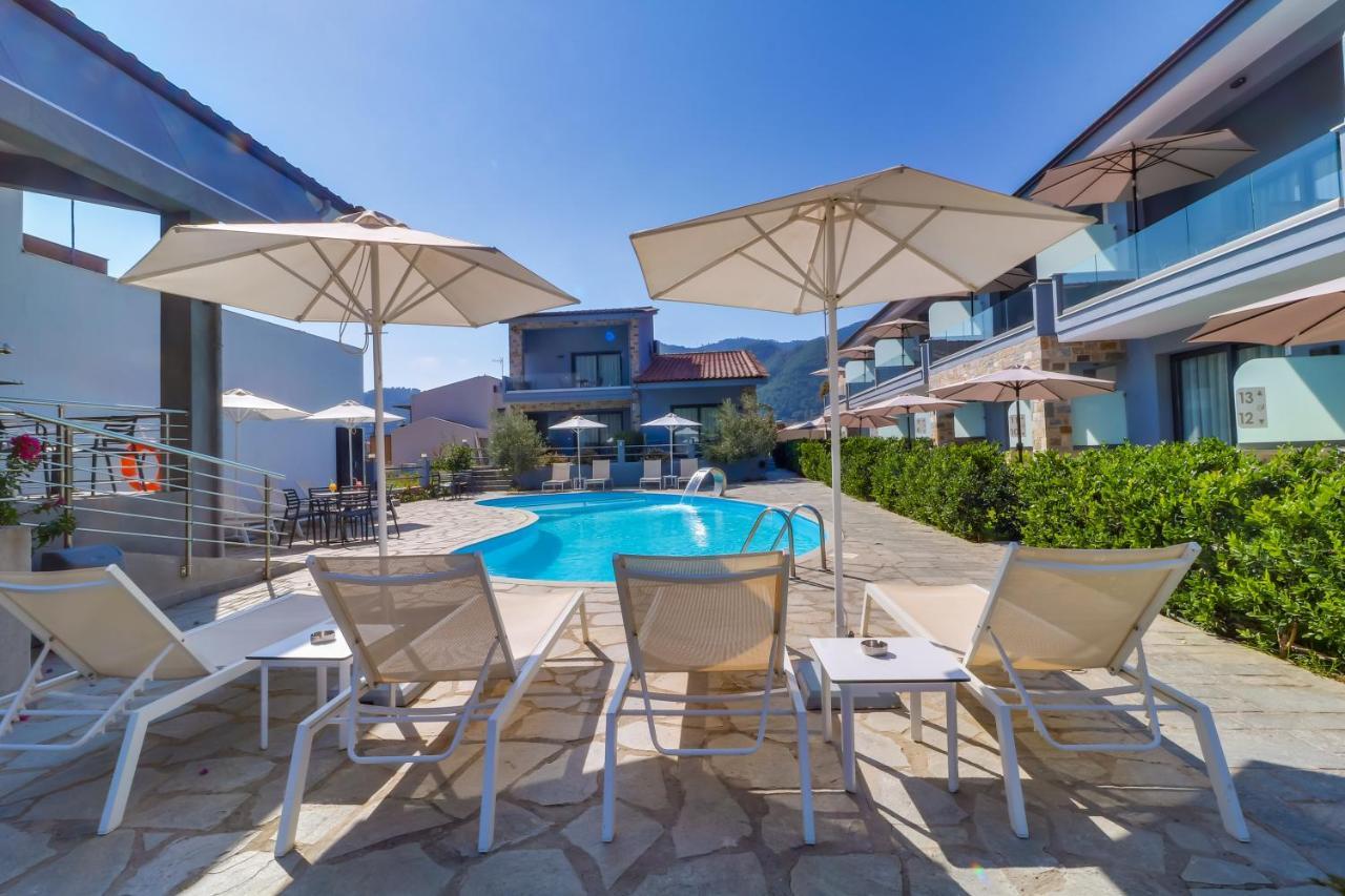 Theros Villas & Suites Chrysi Ammoudia Exterior foto