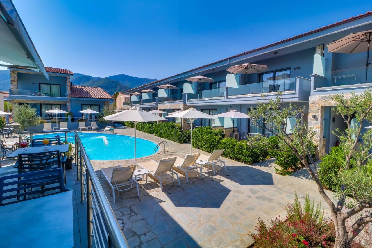 Theros Villas & Suites Chrysi Ammoudia Exterior foto